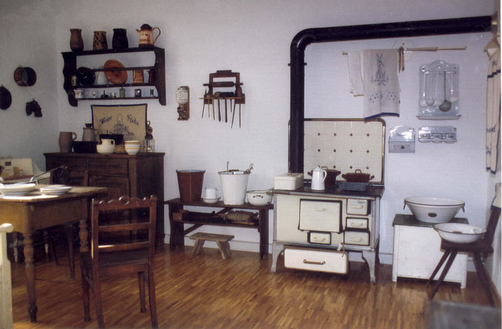 alte Küche im Schulmuseum